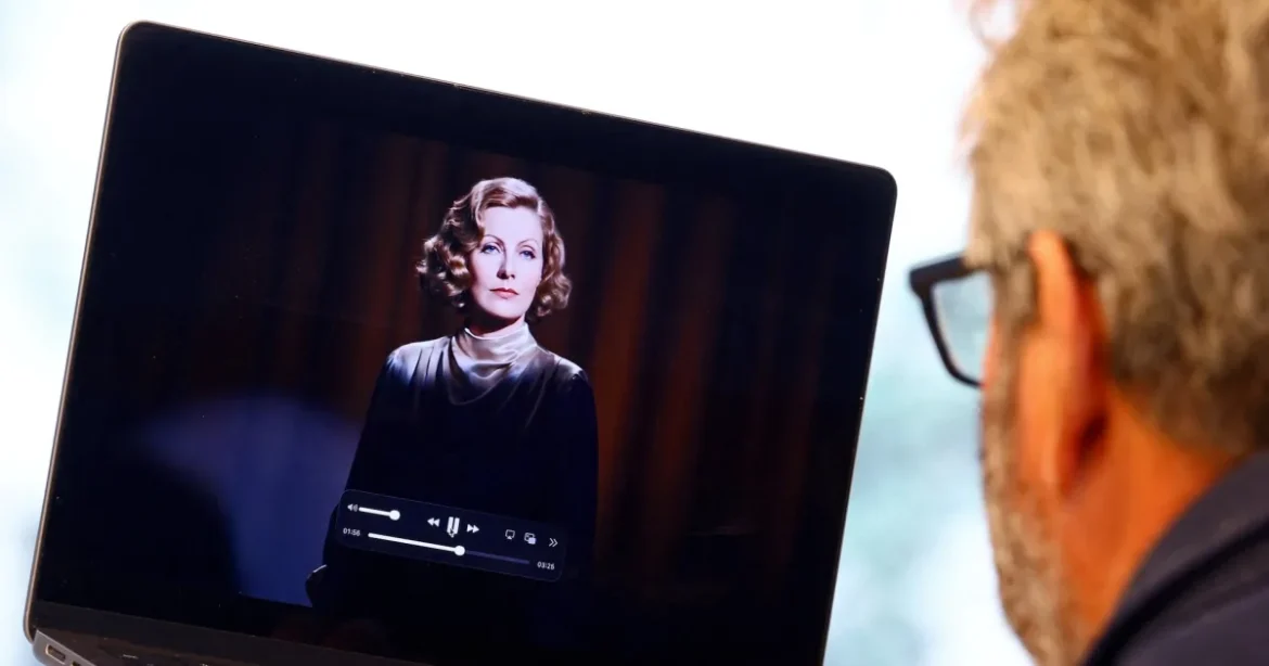 Reclamă suedeză o readuce pe Greta Garbo prin AI din SUA și China