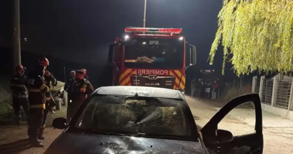Reținut după ce a lovit un pompier cu cărămidă în Argeș. Salvatorul este în continuare